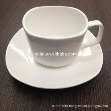 Italian Design Square Coffee Cup, Ceramic Cup For Hotel & Restaurant, Gifted Boxes Allowed Cup